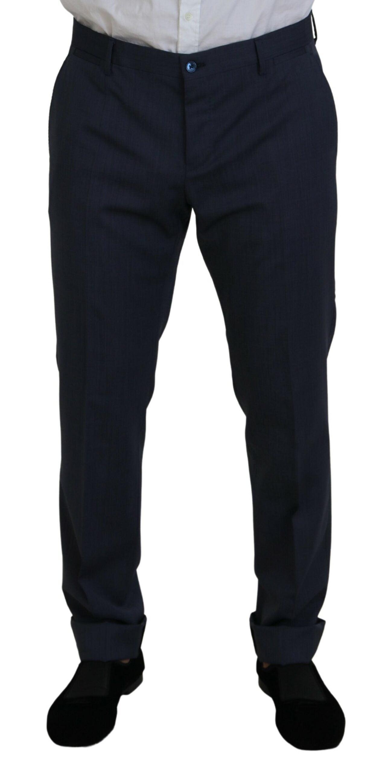Elegante abito da uomo slim fit in stile Martini blu
