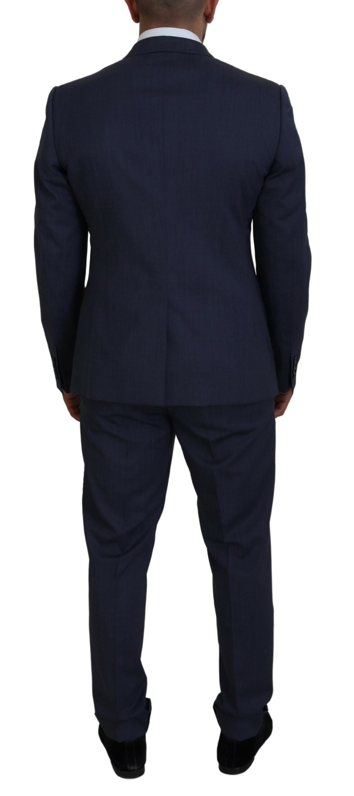 Elegante abito da uomo slim fit in stile Martini blu
