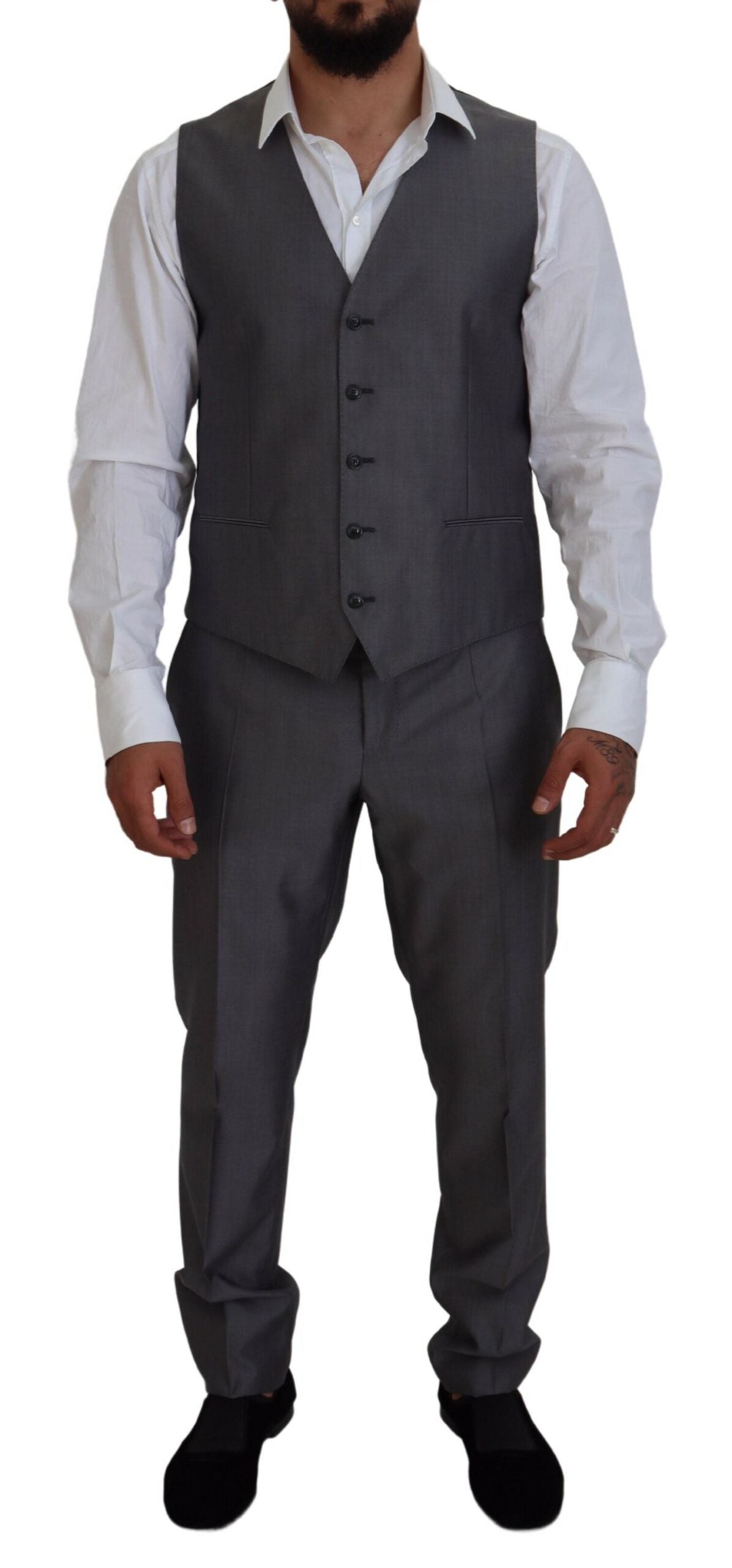 Completo elegante grigio argento Sicilia