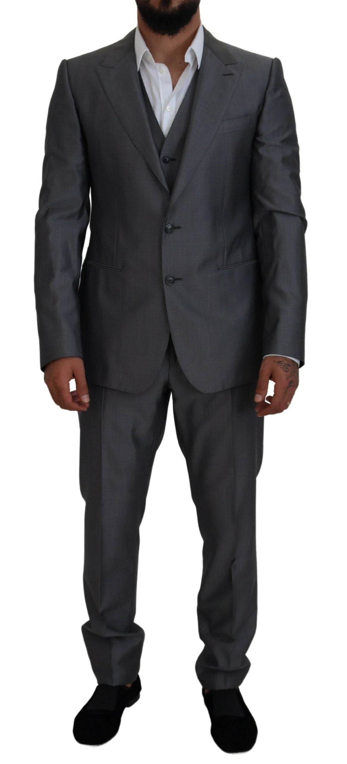 Completo elegante grigio argento Sicilia
