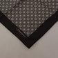 Eleganter schwarzer Seidenschal für Herren