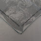 Elegant Grey Cotton Square Scarf