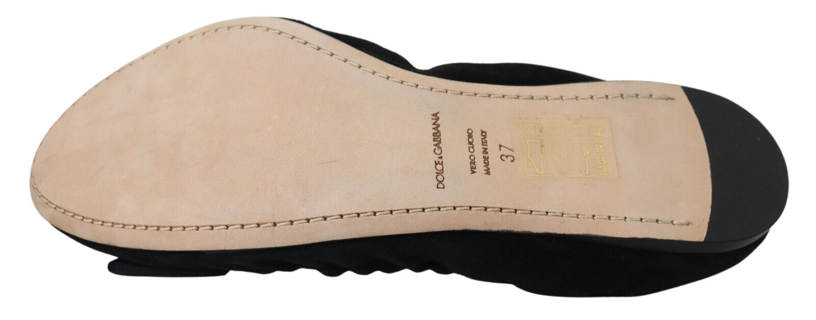 Elegante schwarze Wildleder-Ballerinas