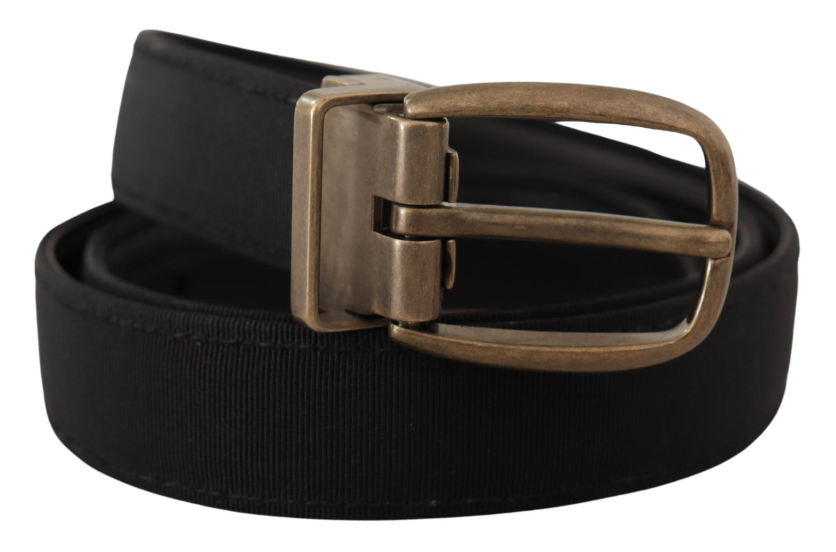 Cintura elegante in pelle grosgrain - Nero