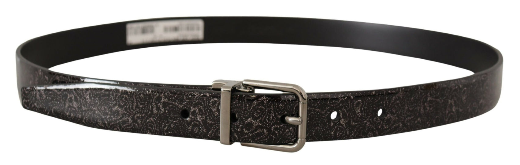 Cintura in pelle grosgrain elegante con fibbia in metallo