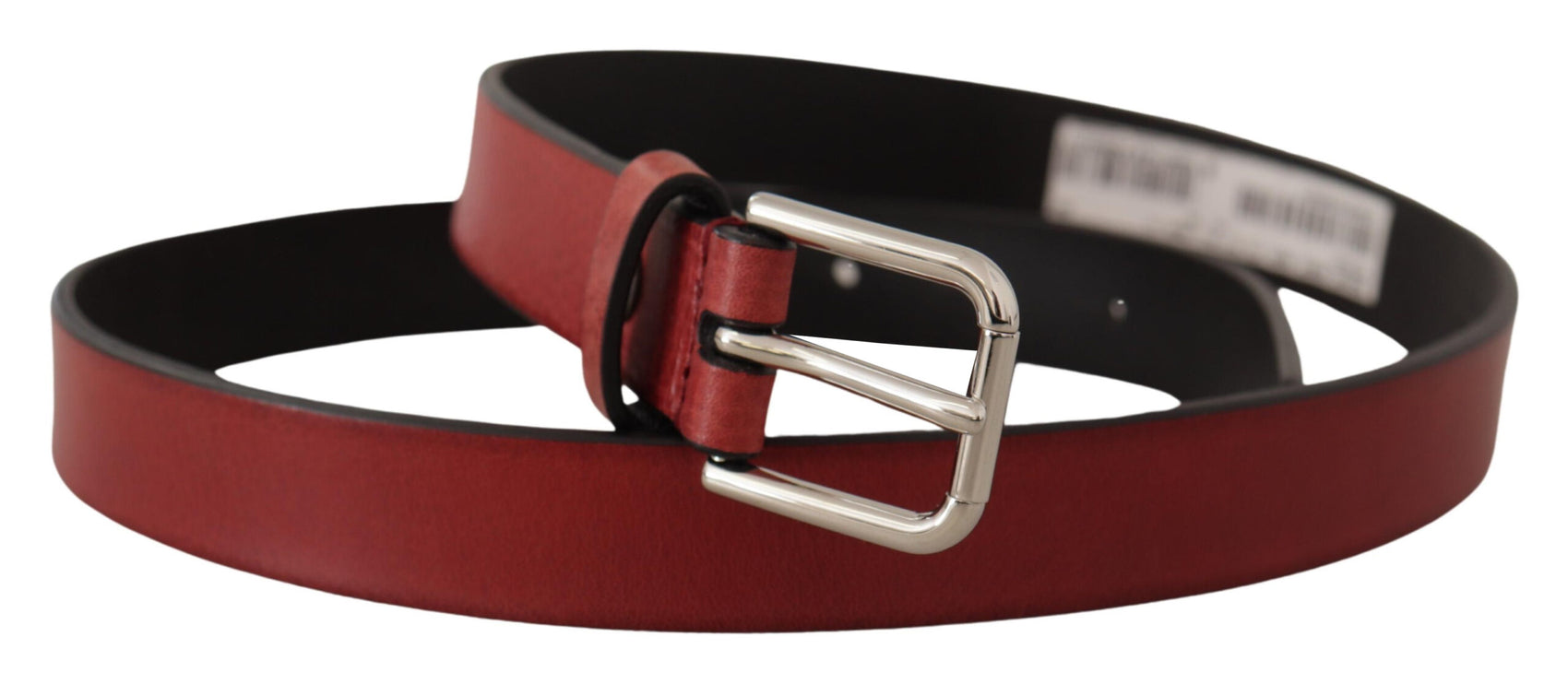Elegante cintura in pelle italiana color marrone