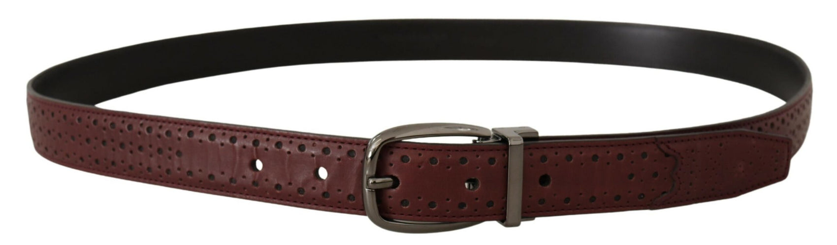 Cintura in pelle elegante con fibbia in metallo