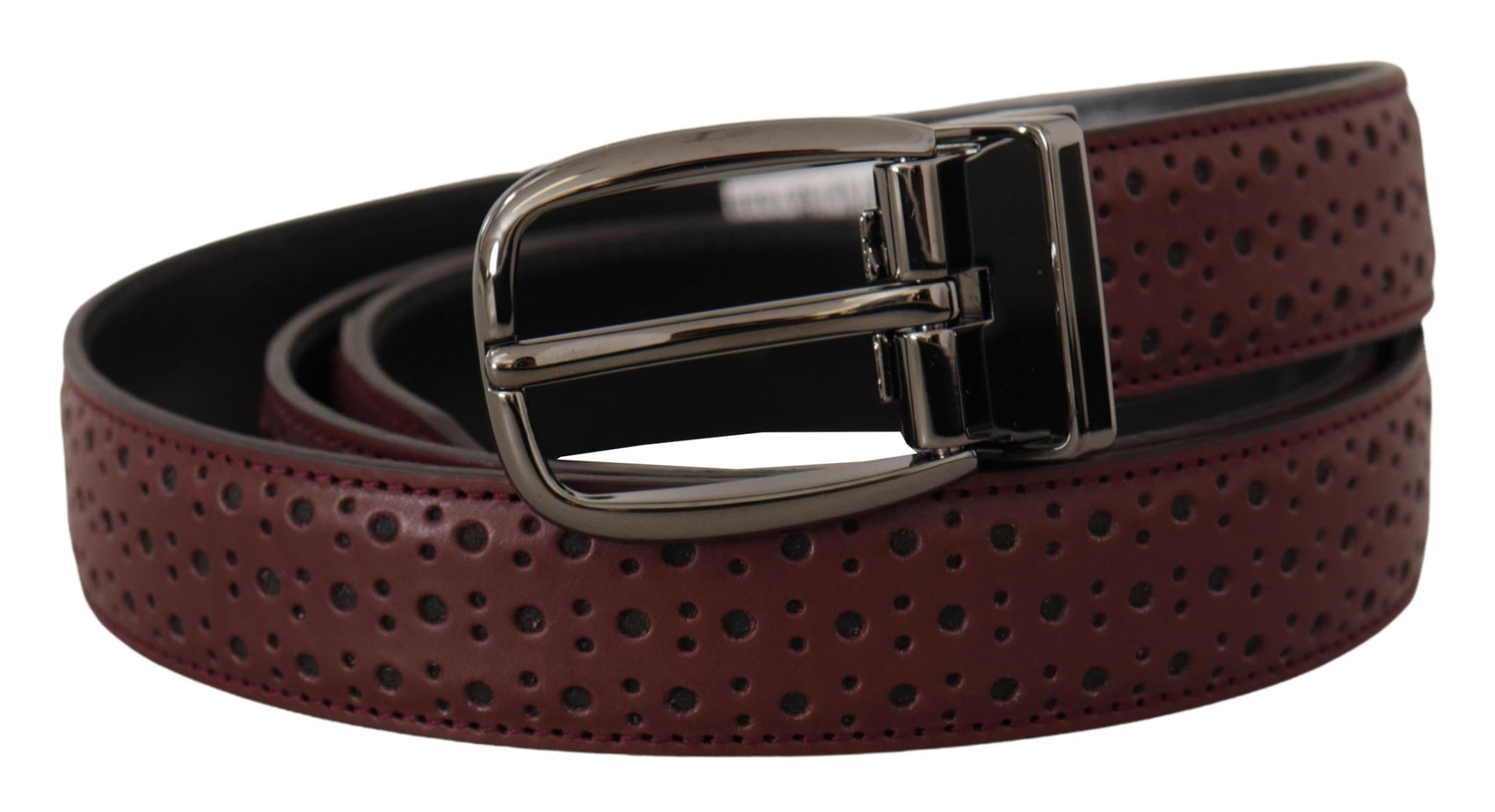 Cintura in pelle elegante con fibbia in metallo