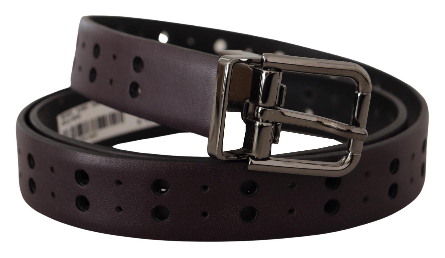 Cintura in pelle bordeaux Elegance