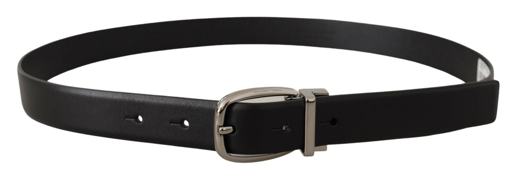 Elegante cintura in pelle con fibbia in metallo