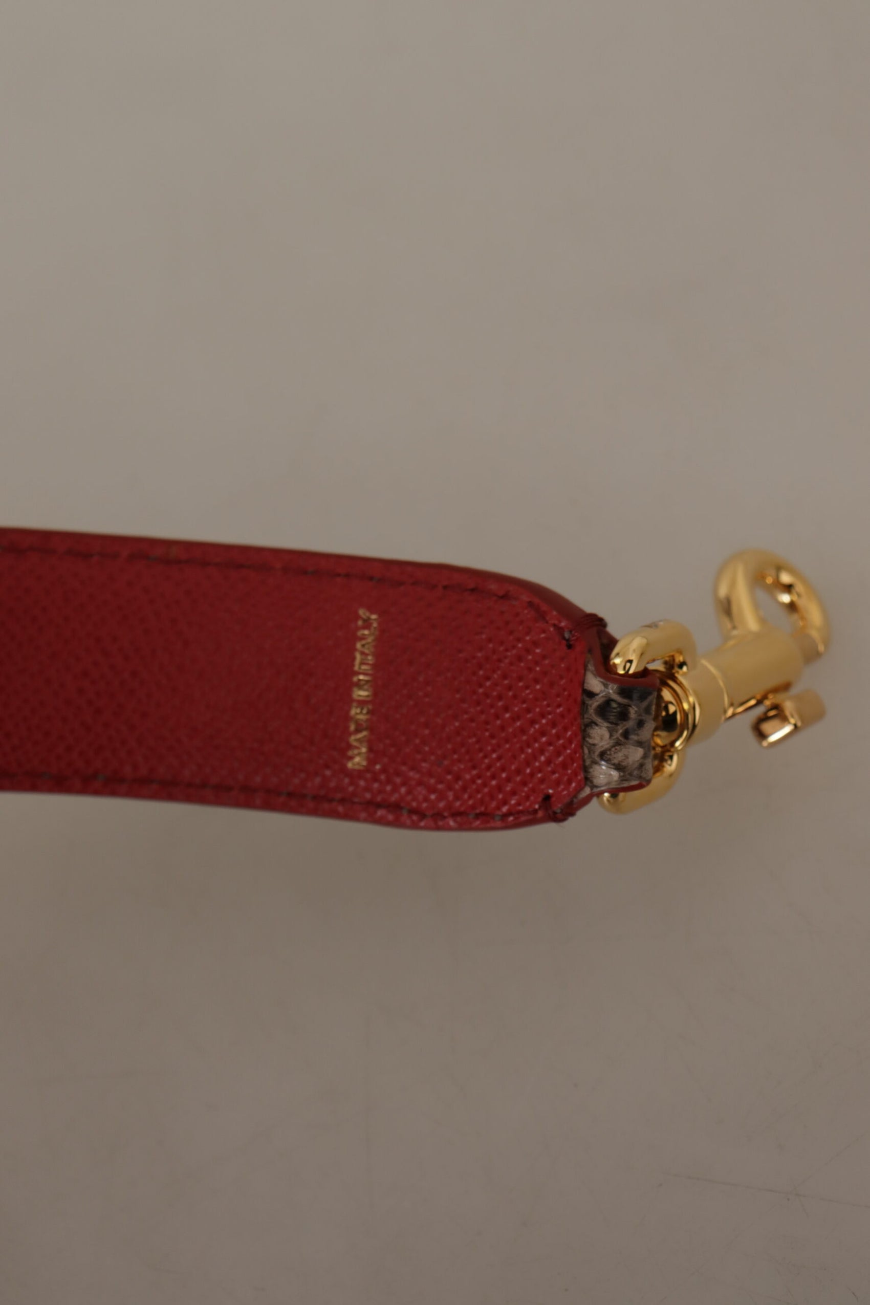 Elegante tracolla in pelle di pitone