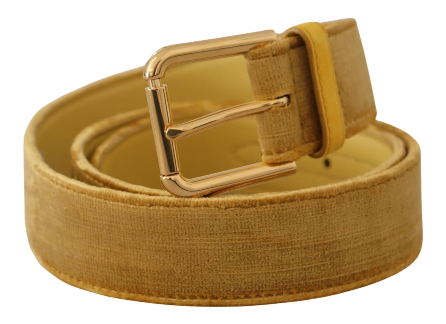 Eleganter Designer-Gürtel aus Samt mit goldener Schnalle
