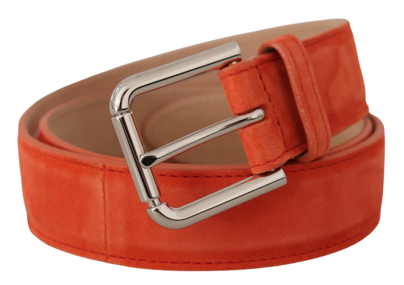 Eleganter Wildledergürtel in leuchtendem Orange