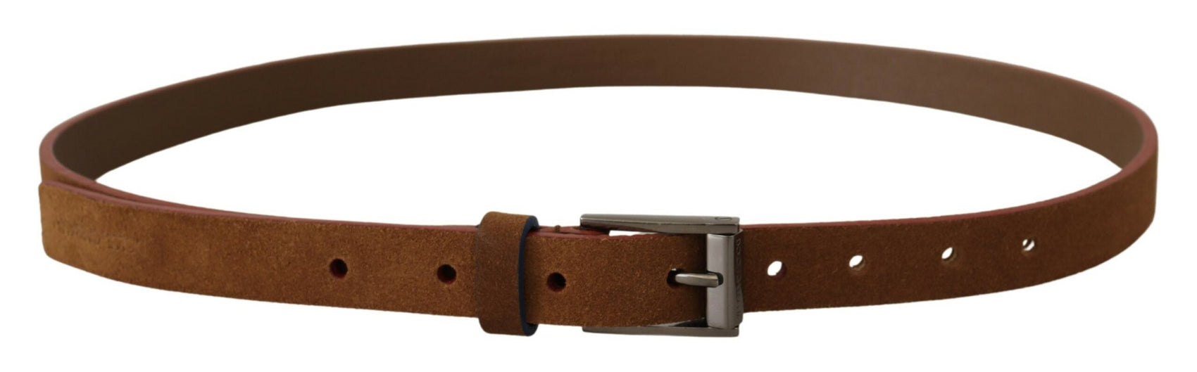 Schicker Wildledergürtel mit Logo-Gravurschnalle