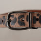 Elegant Engraved Leather Belt - Timeless Style