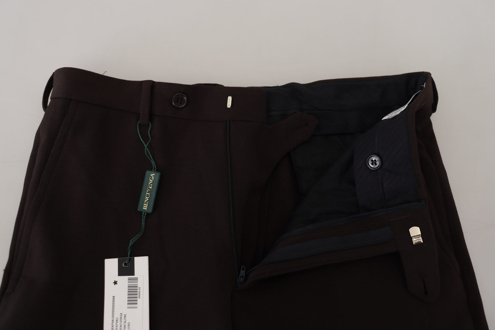 Elegante italienische Braunhose für Herren