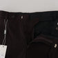 Elegant Brown Italian Dress Pants