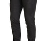 Elegant Striped Dress Pants for Men