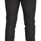 Elegant Striped Dress Pants for Men