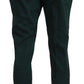 Elegant Dark Green Chino Trousers