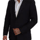 Elegant Martini Black Formal Blazer