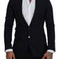 Elegant Black Single-Breasted Blazer