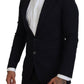 Elegant Black Single-Breasted Blazer