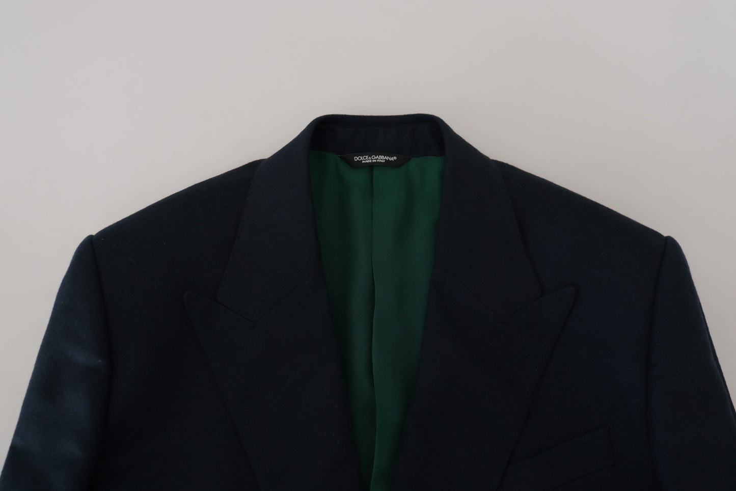 Eleganter blauer Blazer aus Kaschmir-Seidenmischung