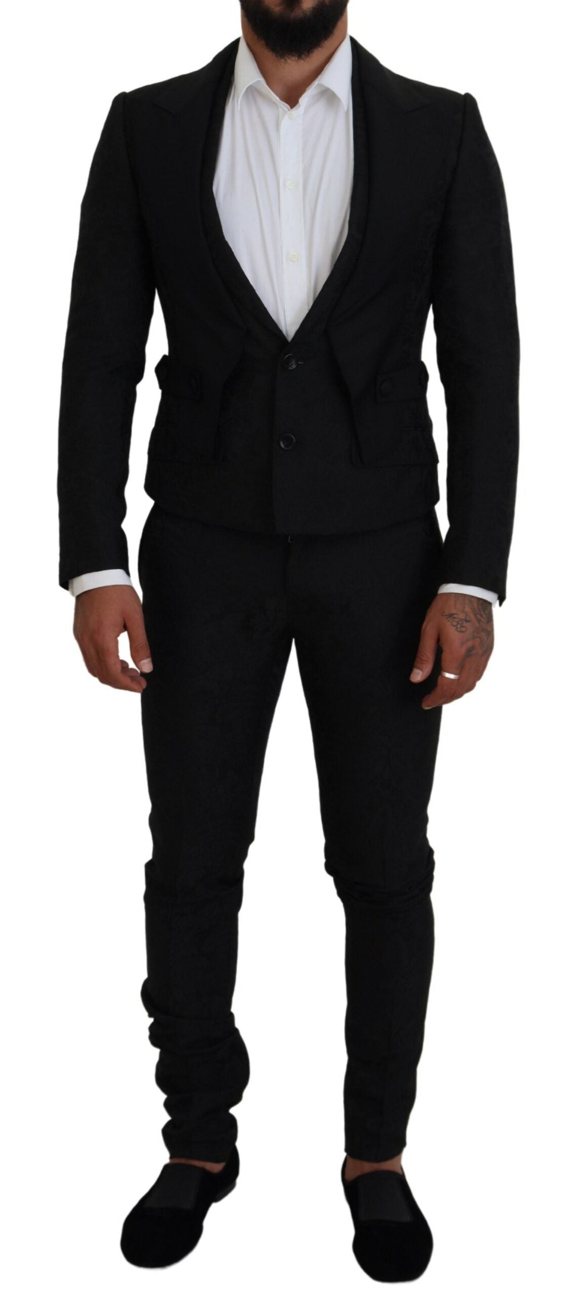 Elegante abito Martini nero per l'uomo moderno