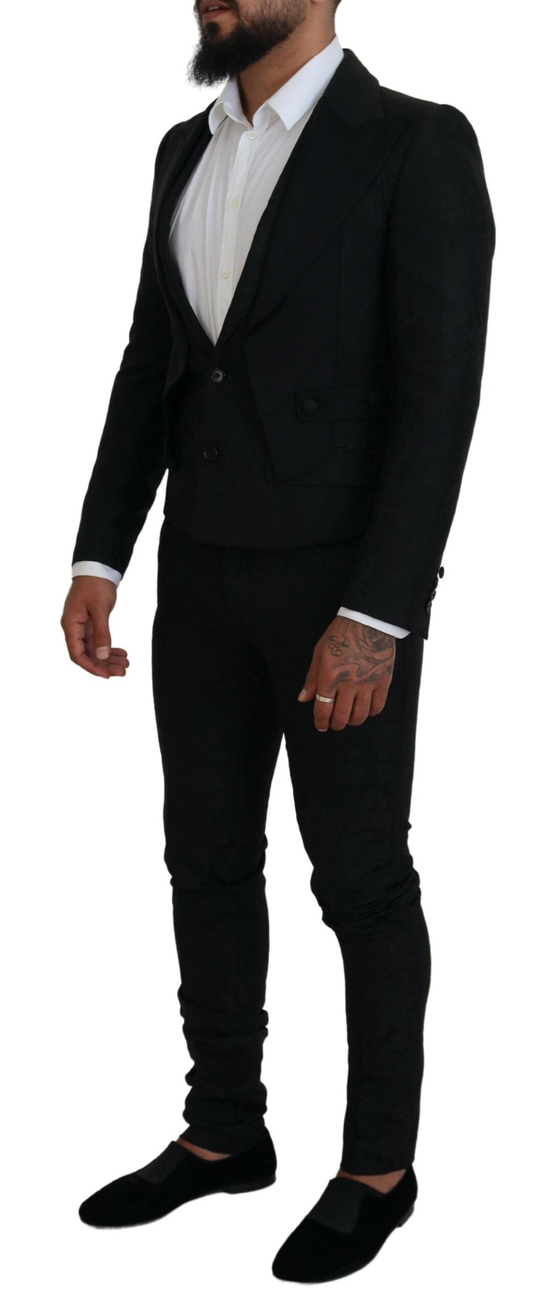 Elegante abito Martini nero per l'uomo moderno
