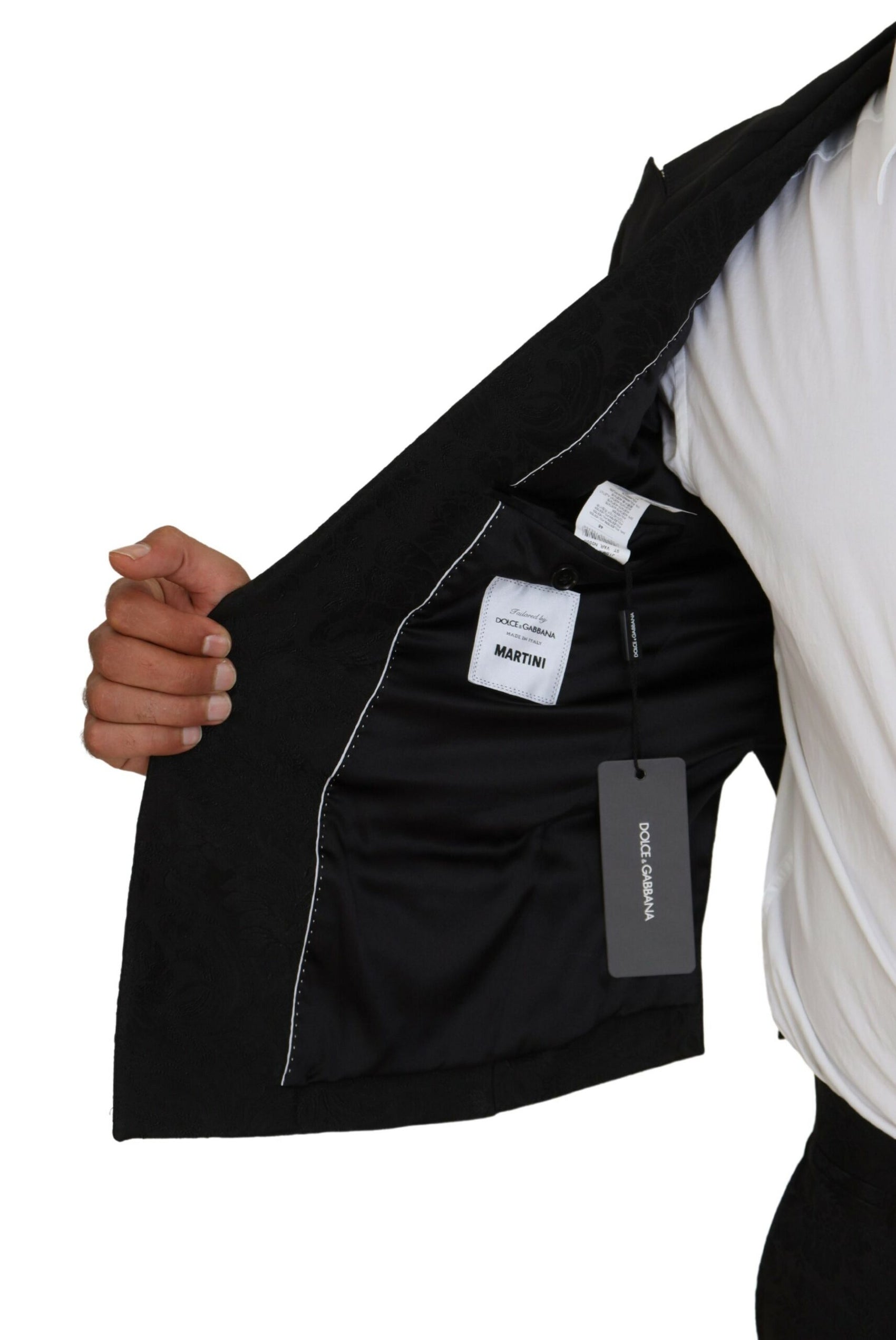 Elegante abito Martini nero per l'uomo moderno