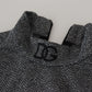 Elegante maglione pullover grigio scuro