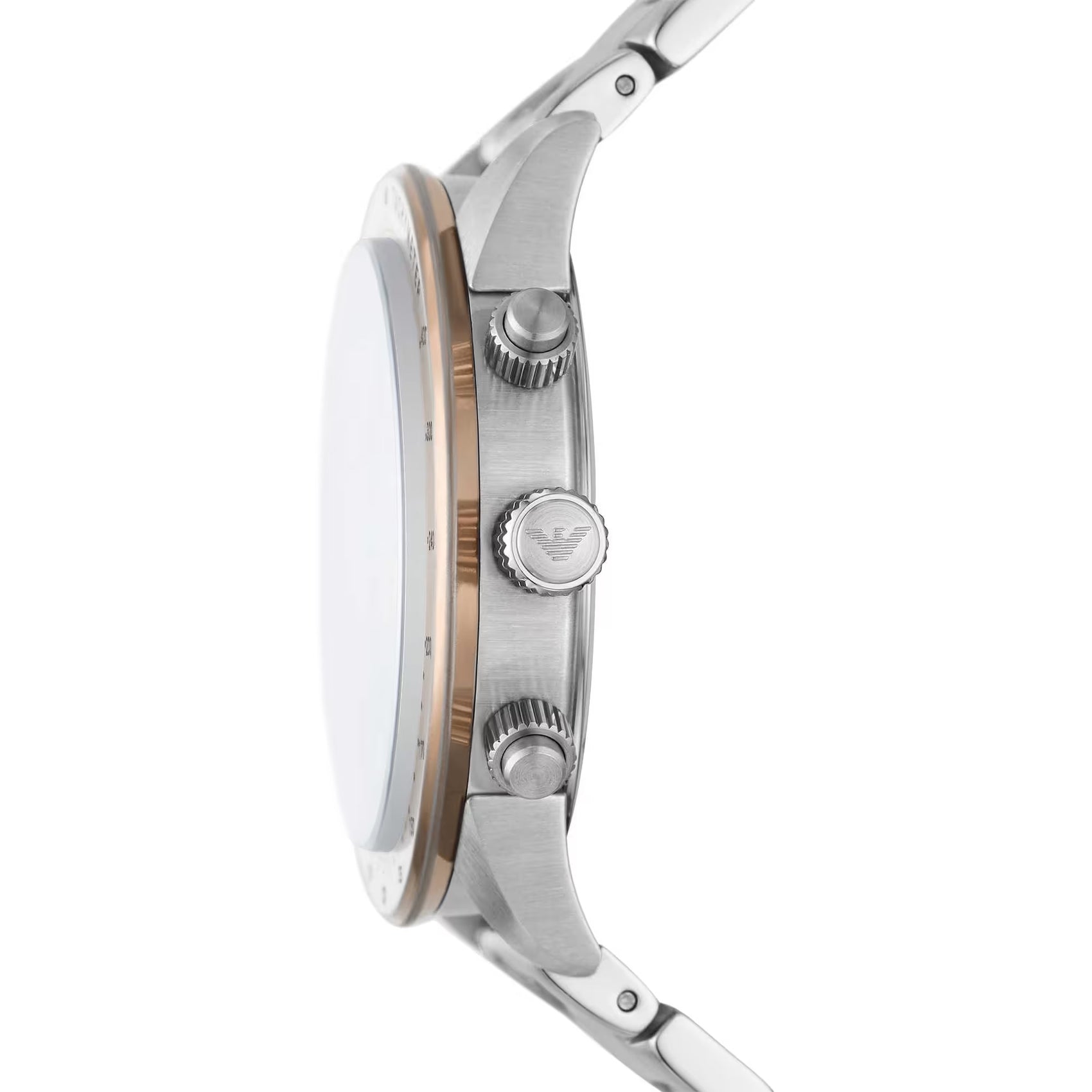 Klassische Chronographen-Herrenuhr aus Stahl