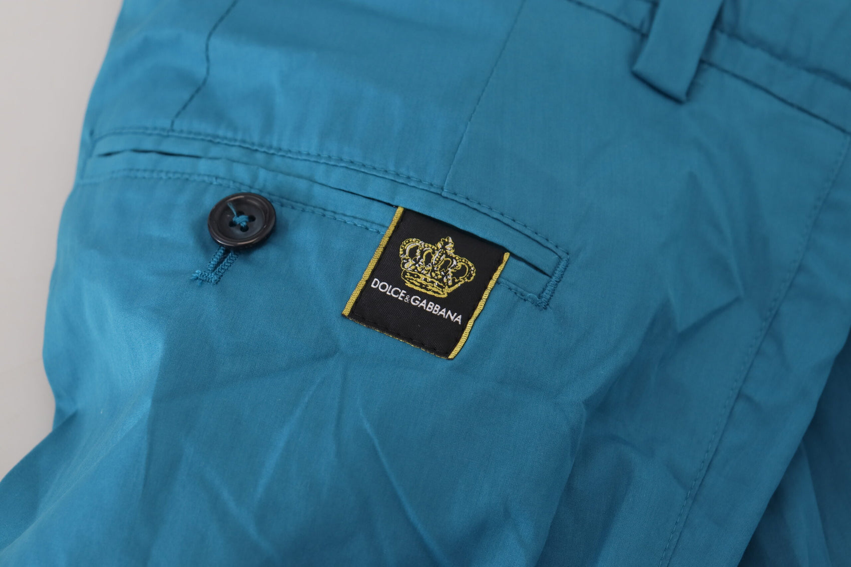 Lässige blaue Chinohose