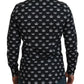 Elegantes Slim Fit-Hemd mit Kronen-Print