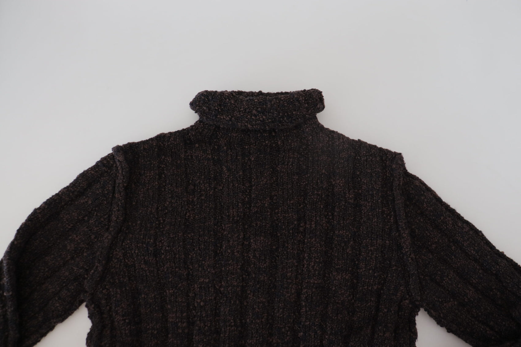 Elegante maglione a collo alto in misto lana