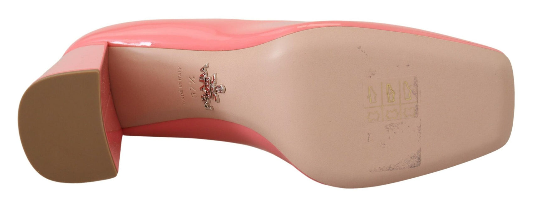 Eleganti tacchi rosa con punta quadrata