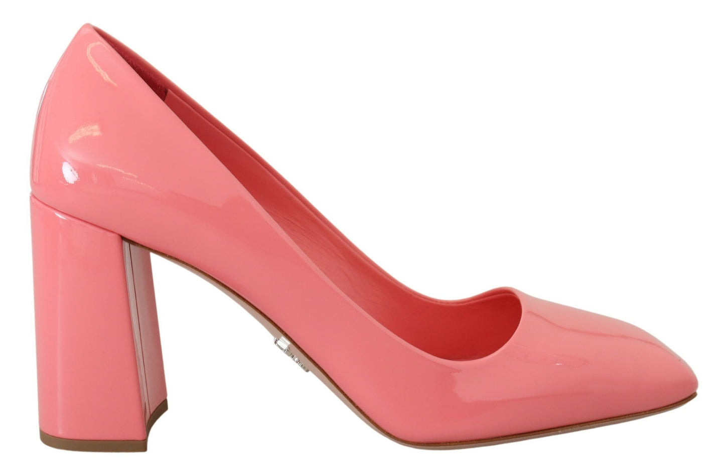 Elegant Square Toe Pink Heels