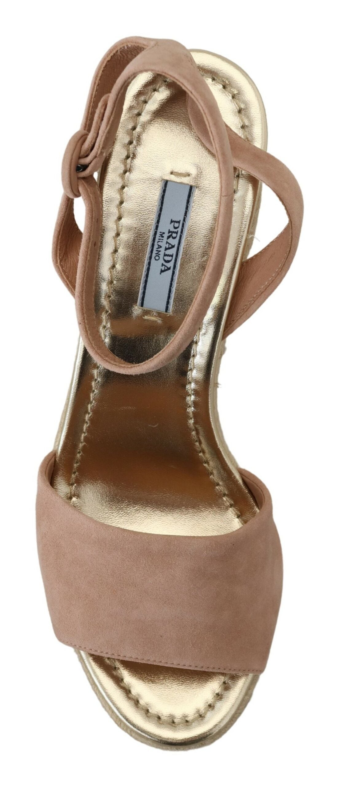 Elegante Wildleder-Sandalen mit Knöchelriemen und Keilabsatz