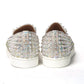 White Ab/Clear Ab Roller Boat Woman Flat Sneaker