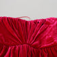 Dolce & Gabbana Pink Viscose Stretch Strapless A-line Dress