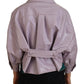 Chic Purple Cropped Jacket - A Style Statement