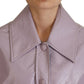 Chic Purple Cropped Jacket - A Style Statement