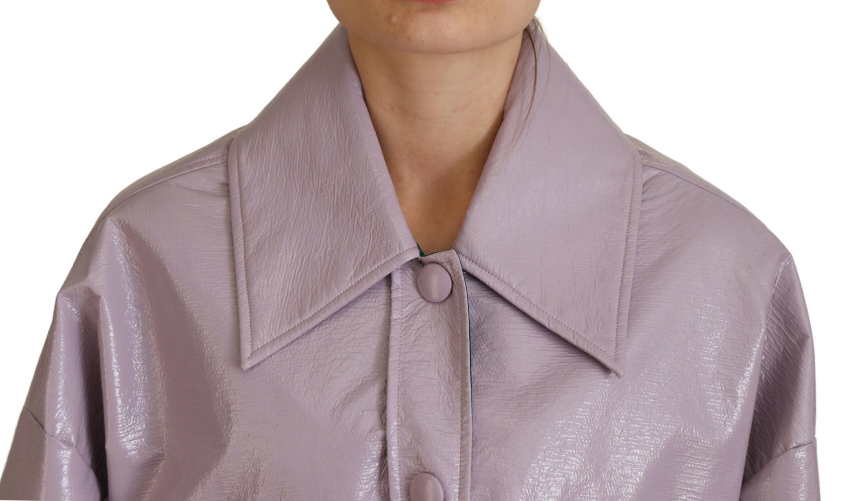 Giacca corta viola chic - Una dichiarazione di stile