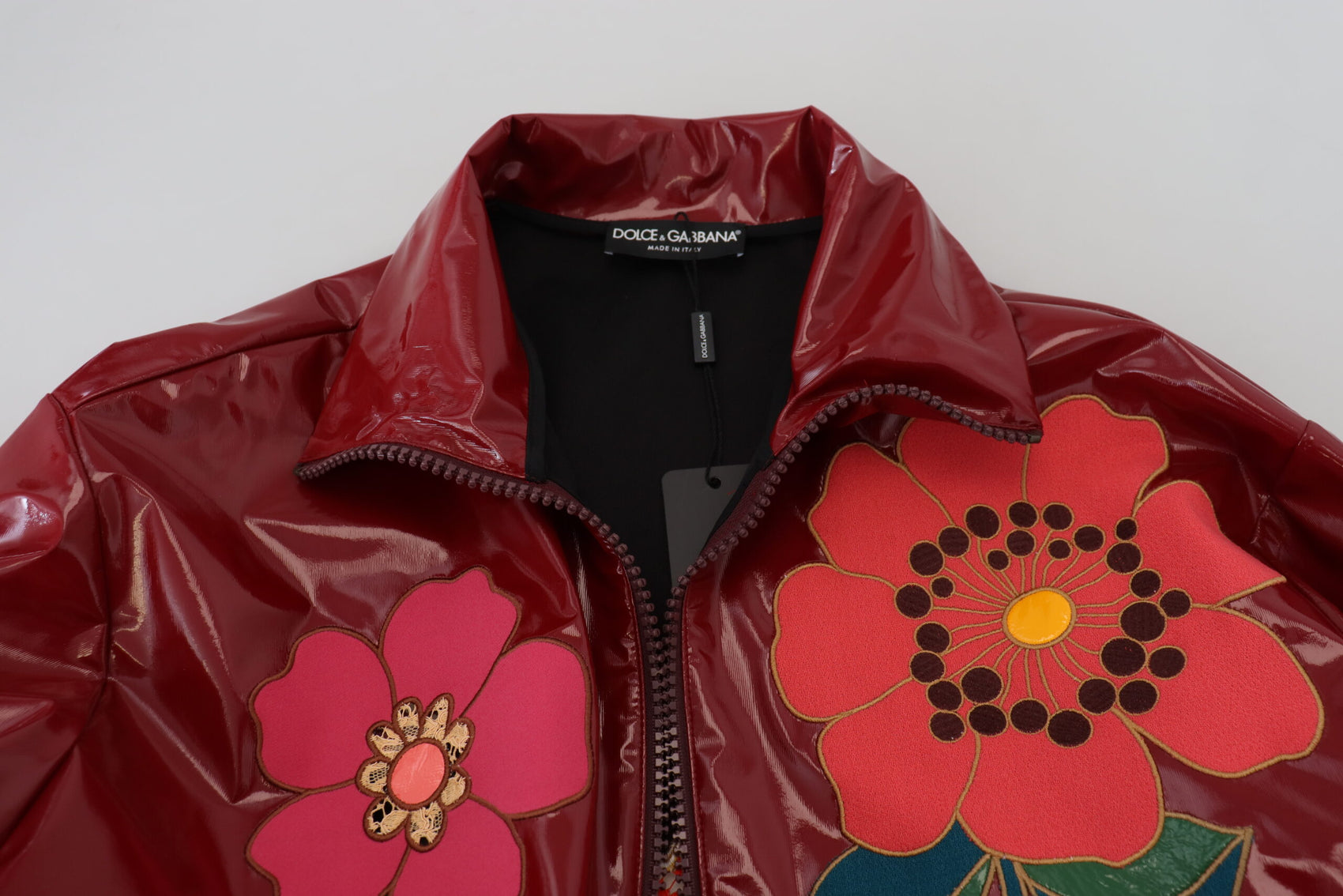 Giacca Maroon Floral Luxe
