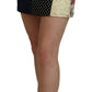 Chic Multicolor Patchwork Mini Skirt