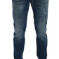 Jeans slim fit blu lavaggio chic