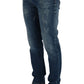 Jeans slim fit blu lavaggio chic