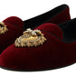 Bordeaux Velvet Devotion Loafers