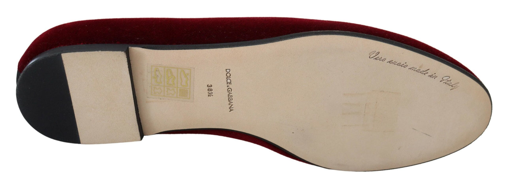 Bordeauxrote Samt-Loafer „Devotion“